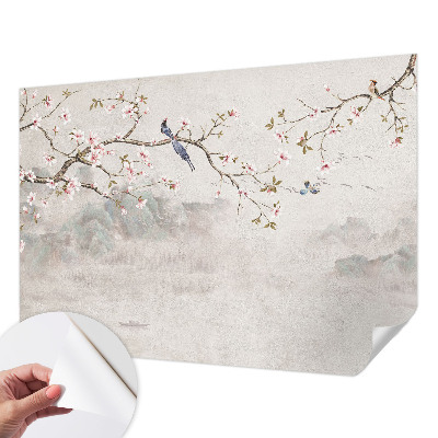 Papier peint tête de lit chambre adulte Orientálna krajina
