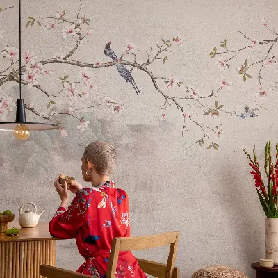 Papier peint intissé paysage oriental