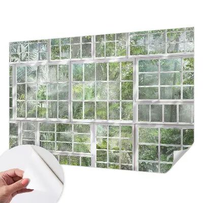 Papier peint photo sur tissu non tissé Forêt verte