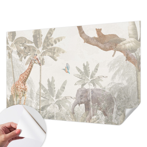 Papier peint tendance chambre adulte Tropická oáza
