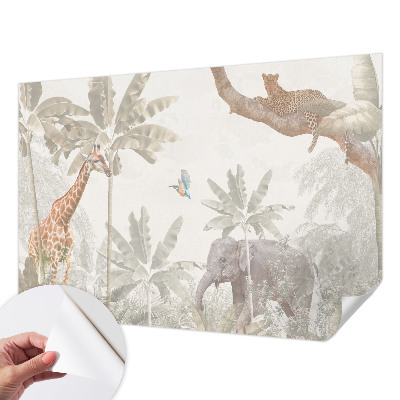 Papier peint tendance chambre adulte Tropická oáza