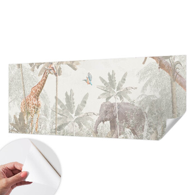 Papier peint tendance chambre adulte Tropická oáza