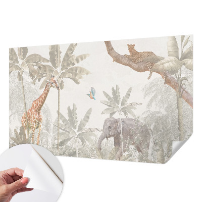 Papier peint tendance chambre adulte Tropická oáza