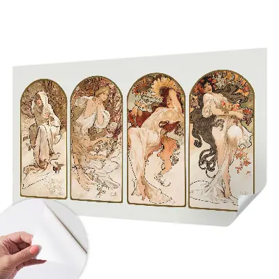 Papier peint photographique sur tissu non tissé pores des femmes