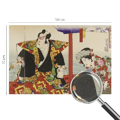 Papier peint photo sur tissu non tissé théâtre japonais