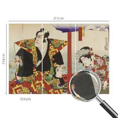 Papier peint photo sur tissu non tissé théâtre japonais
