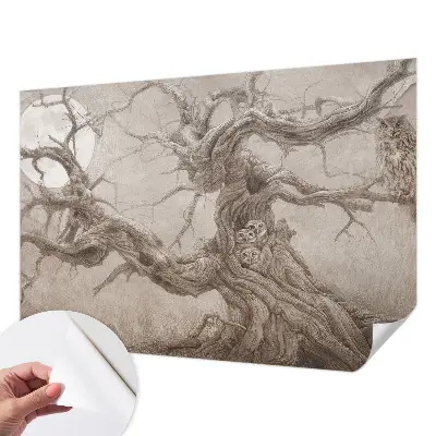 Papier peint photographique intissé oiseaux nocturnes