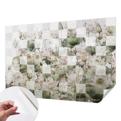 Déco papier peint salon Lotosové vzory