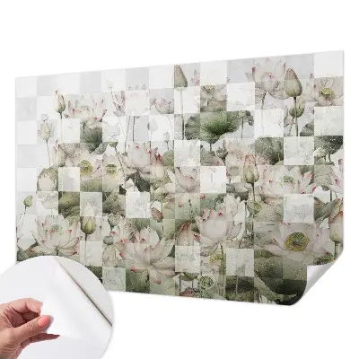 Papier peint photographique sur tissu non tissé Motifs de lotus