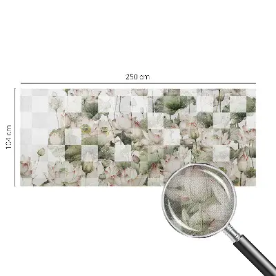 Papier peint photographique sur tissu non tissé Motifs de lotus