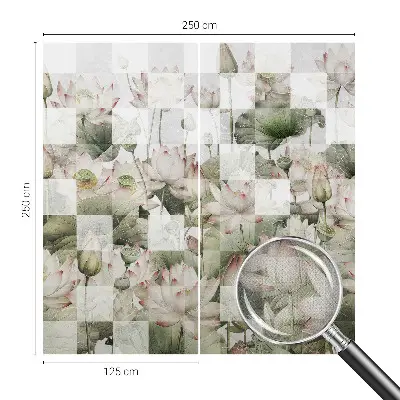 Papier peint photographique sur tissu non tissé Motifs de lotus