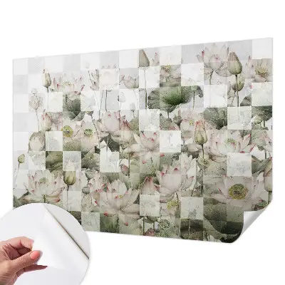 Papier peint photographique sur tissu non tissé Motifs de lotus