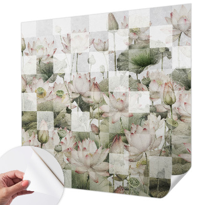 Déco papier peint salon Lotosové vzory