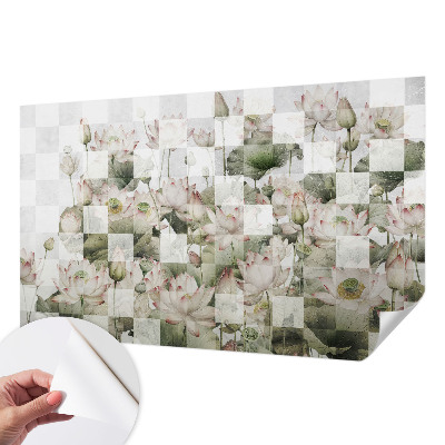 Déco papier peint salon Lotosové vzory