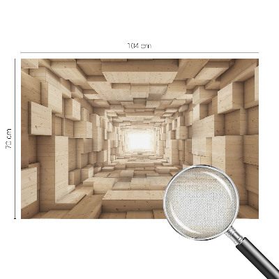 Papier peint panoramique adhésif Drevený tunel