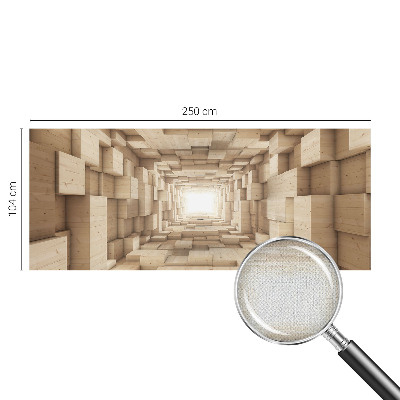 Papier peint panoramique adhésif Drevený tunel
