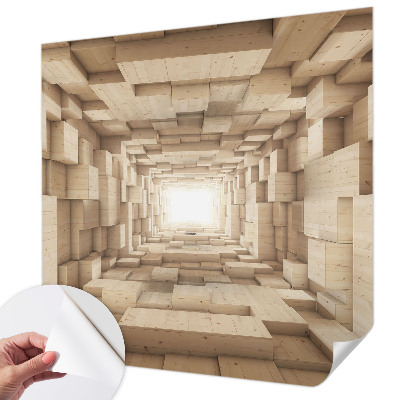 Papier peint panoramique adhésif Drevený tunel