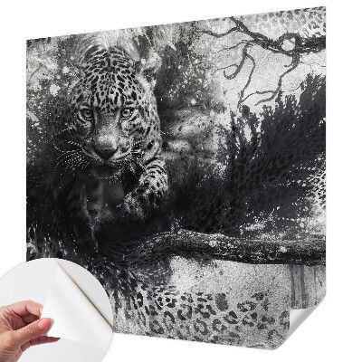 Papier peint adhésif Abstraktné leopardy