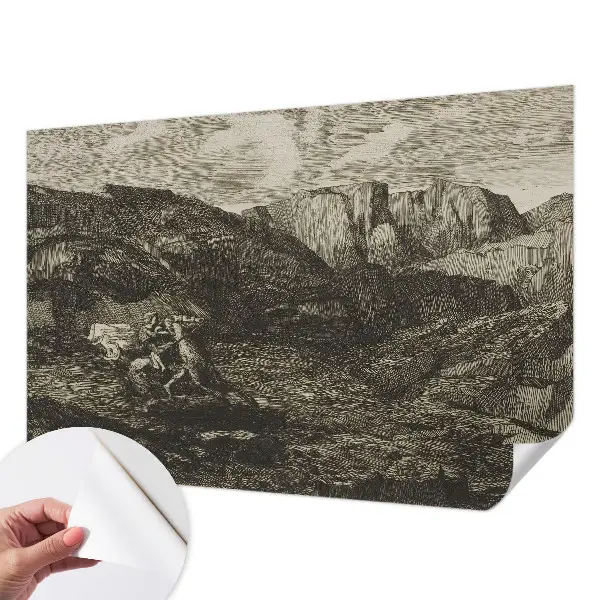 Papier peint photographique intissé voyage en montagne