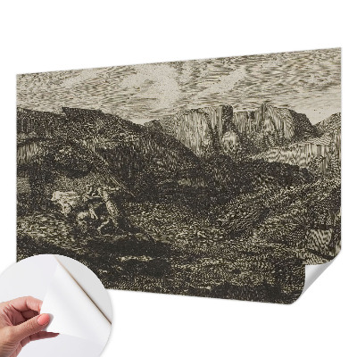 Papier peint chambre adulte cocooning Horská cesta