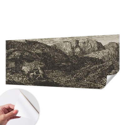 Papier peint chambre adulte cocooning Horská cesta