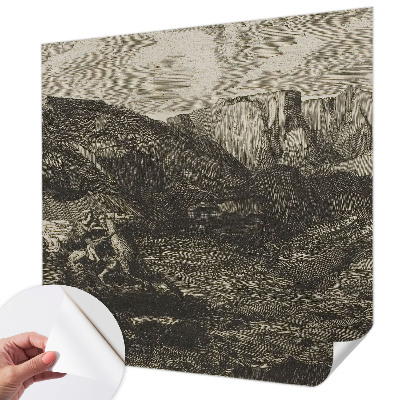 Papier peint chambre adulte cocooning Horská cesta