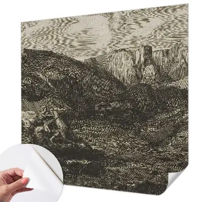 Papier peint photographique intissé voyage en montagne