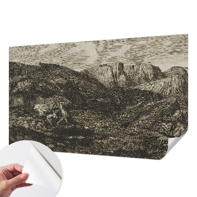 Papier peint chambre adulte cocooning Horská cesta