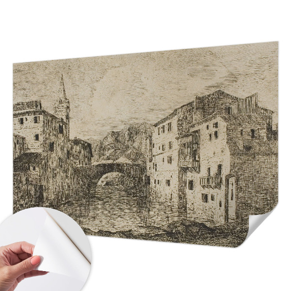 Papier peint chambre parentale Panoráma mesta