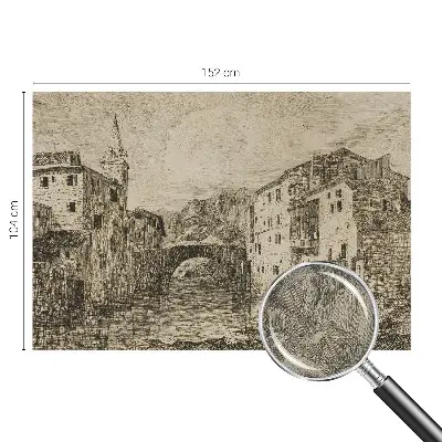 Papier peint photo imprimé sur tissu non tissé Panorama de la ville