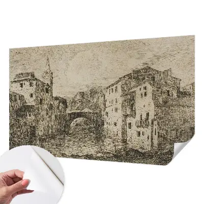 Papier peint photo imprimé sur tissu non tissé Panorama de la ville