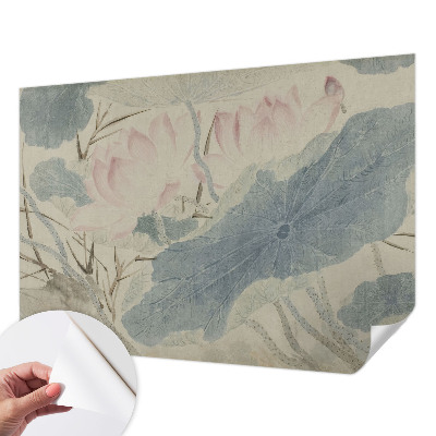 Papier peint chambre ado Lotosové listy