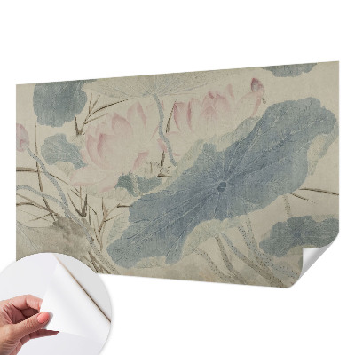 Papier peint chambre ado Lotosové listy
