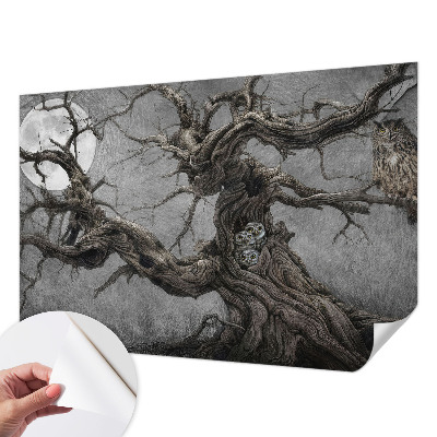 Papier peint tendance chambre adulte Tajomná sova