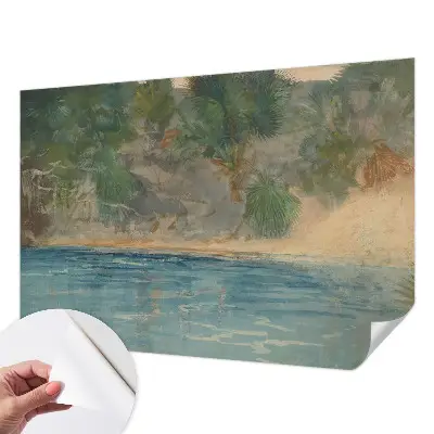 Papier peint photo sur tissu non tissé rivage tropical