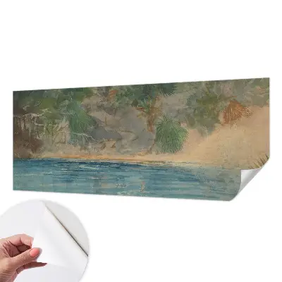 Papier peint photo sur tissu non tissé rivage tropical