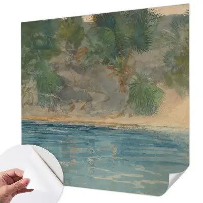 Papier peint photo sur tissu non tissé rivage tropical