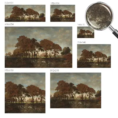 Papier peint photo imprimé sur tissu non tissé Paysage idyllique