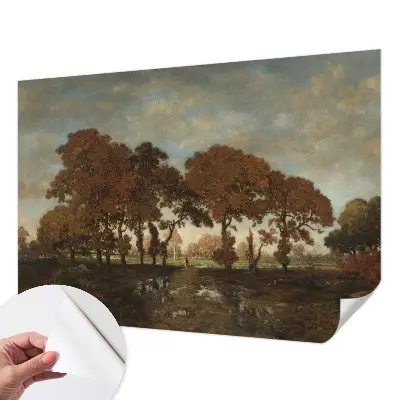 Papier peint photo imprimé sur tissu non tissé Paysage idyllique