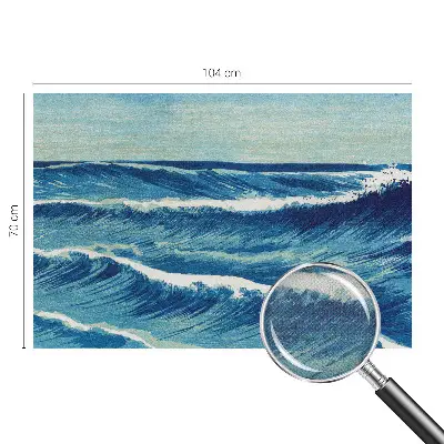Papier peint photographique sur tissu non tissé vagues de la mer