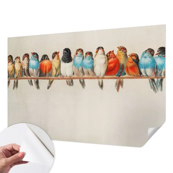 Papier peint intissé Oiseaux sur une branche