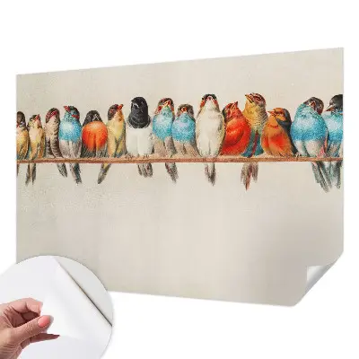 Papier peint intissé Oiseaux sur une branche
