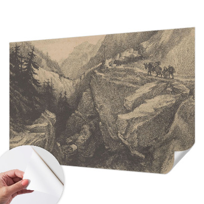 Papier peint tendance chambre adulte Malebné hory