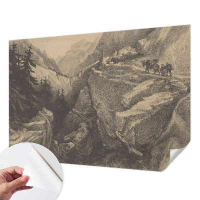 Papier peint tendance chambre adulte Malebné hory