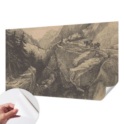 Papier peint tendance chambre adulte Malebné hory