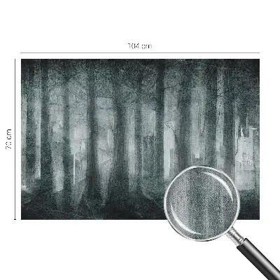 Papier peint photographique sur tissu non tissé Forêt mystérieuse