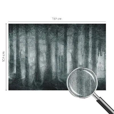 Papier peint photographique sur tissu non tissé Forêt mystérieuse
