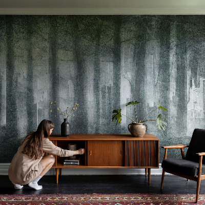 Déco papier peint salon Tajomný les