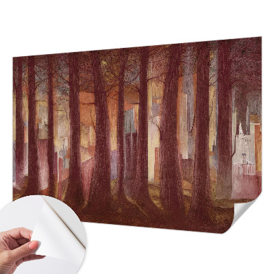 Papier peint photo autocollant Tajomná krajina