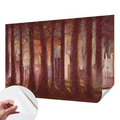 Papier peint photo autocollant Tajomná krajina